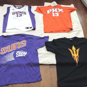 NBA Men's and Boy's T-SHIRTS: Phoenix Suns (Steve Nash) & ASU Sun Devils