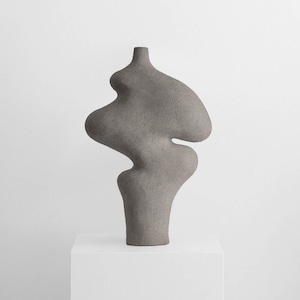 Grey Ceramic Sculptural Vase, M33 Vessel image 1