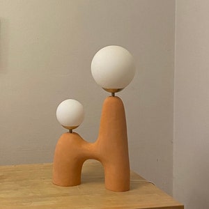 Sculptural Ceramic Lamp image 2