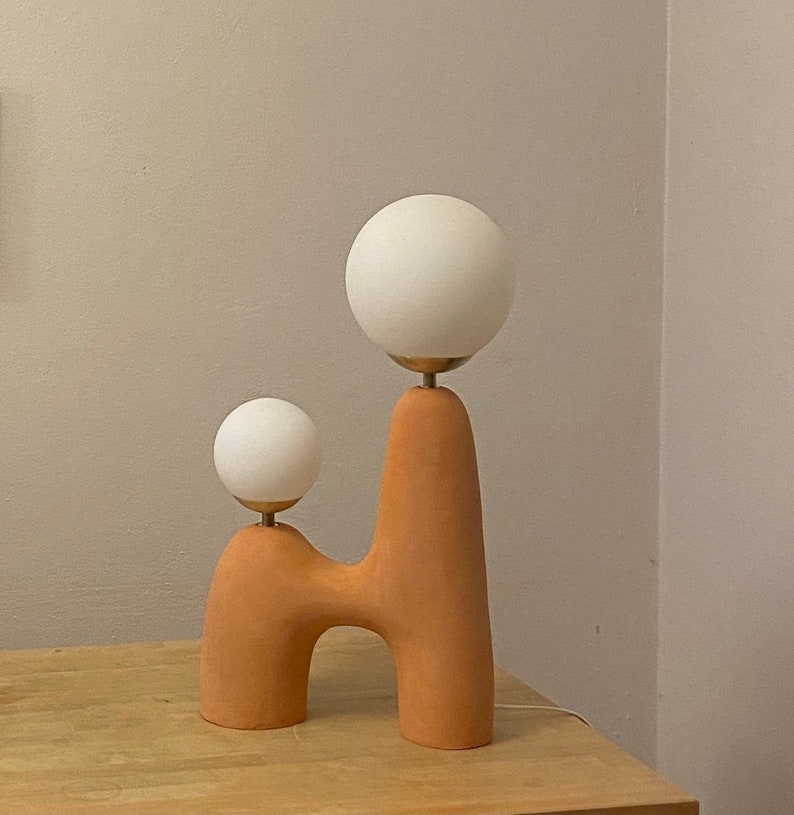 Sculptural Ceramic Lamp image 2