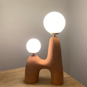 Sculptural Ceramic Lamp image 4