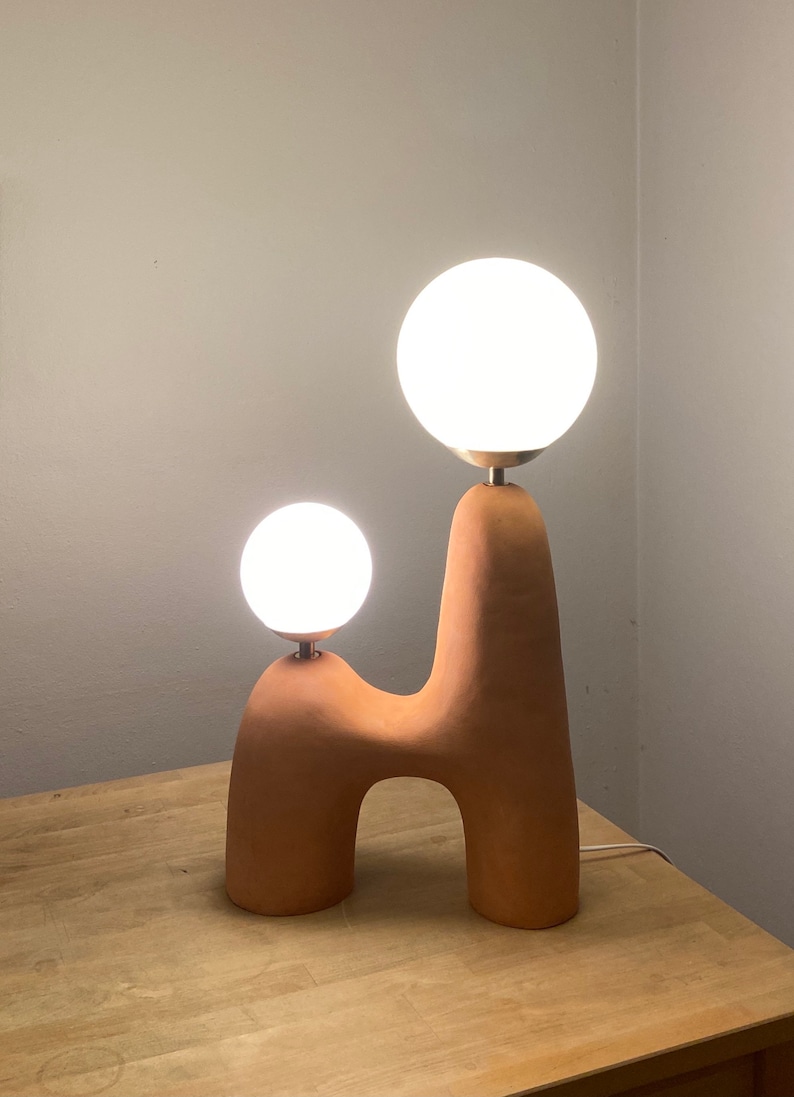 Sculptural Ceramic Lamp image 4