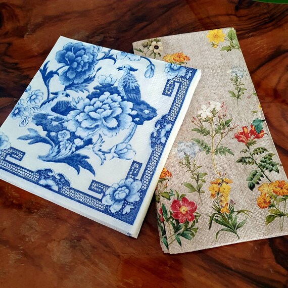 Napkins for decoupage Etsy