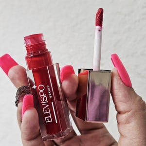 Glossy Lipgloss, Professional Makeup, Glitter Lipgloss, Non-Sticky Lipgloss, Cosmetic Lipgloss, Color Changing Lipgloss, Makeup, Beauty