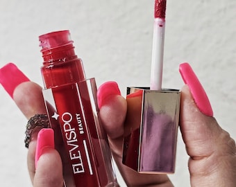 Glossy Lipgloss, Professional Makeup, Glitter Lipgloss, Non-Sticky Lipgloss, Cosmetic Lipgloss, Color Changing Lipgloss, Makeup, Beauty