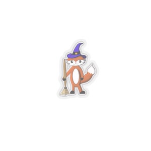 Cute, fox sticker, waterproof sticker laptop sticker water bottle sticker Halloween sticker sticker cute animal sticker, vinyl stickers