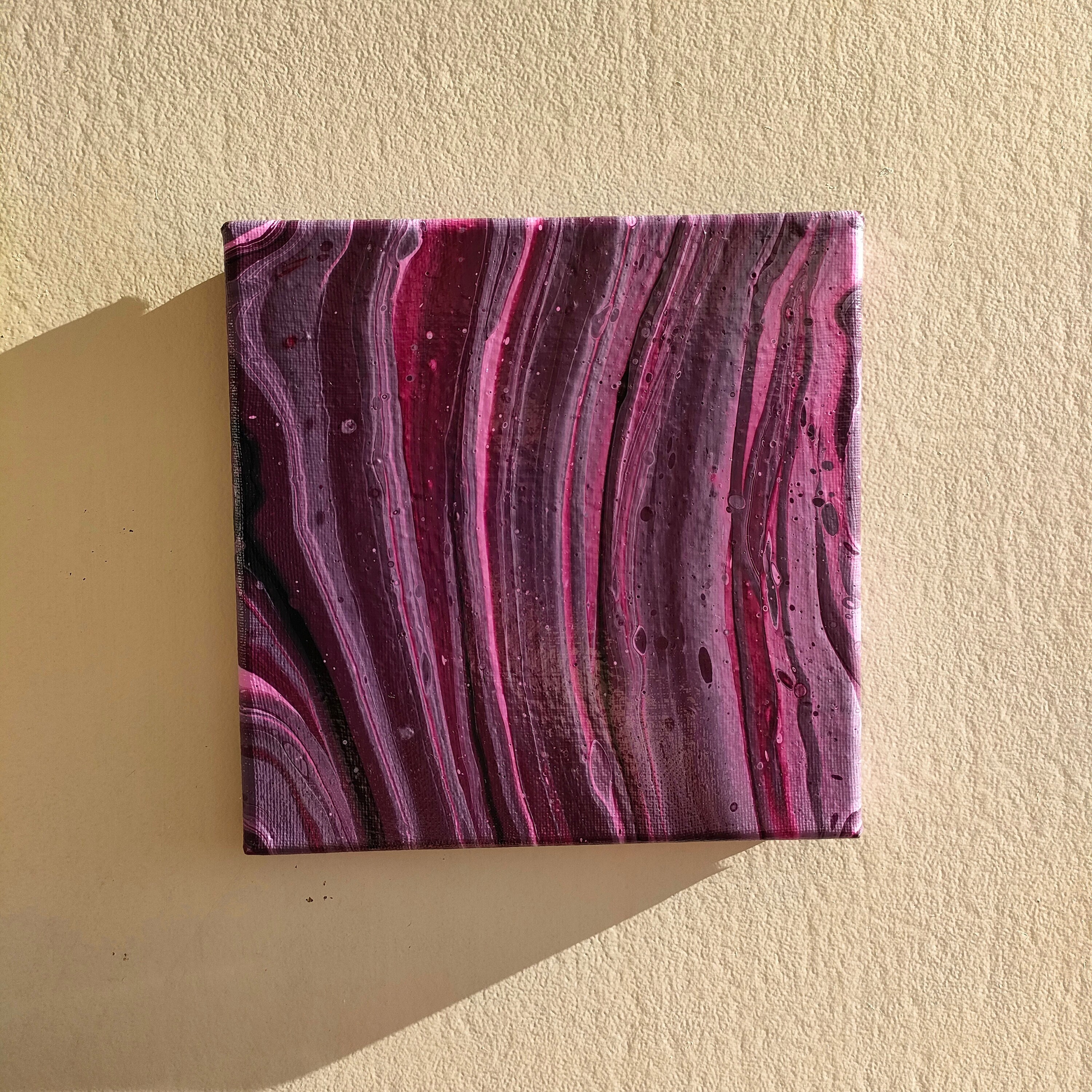 Acrylic Painting Purple Passion