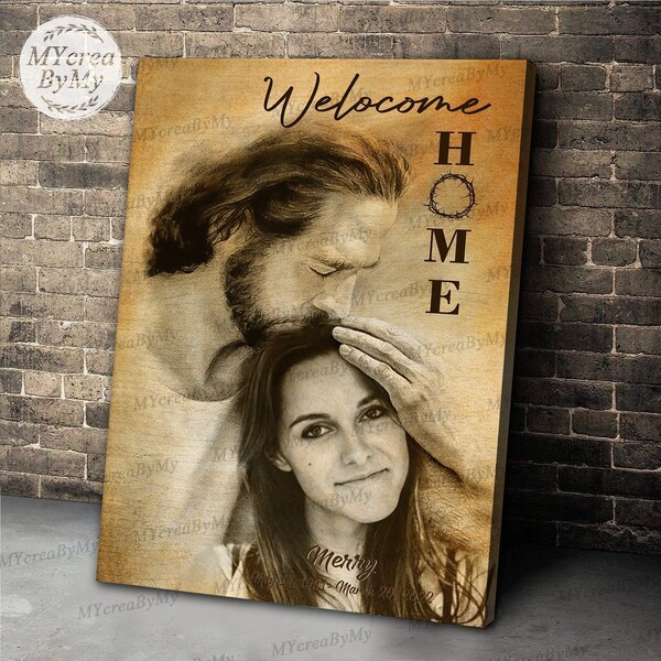 Jesus Home Canvas Etsy