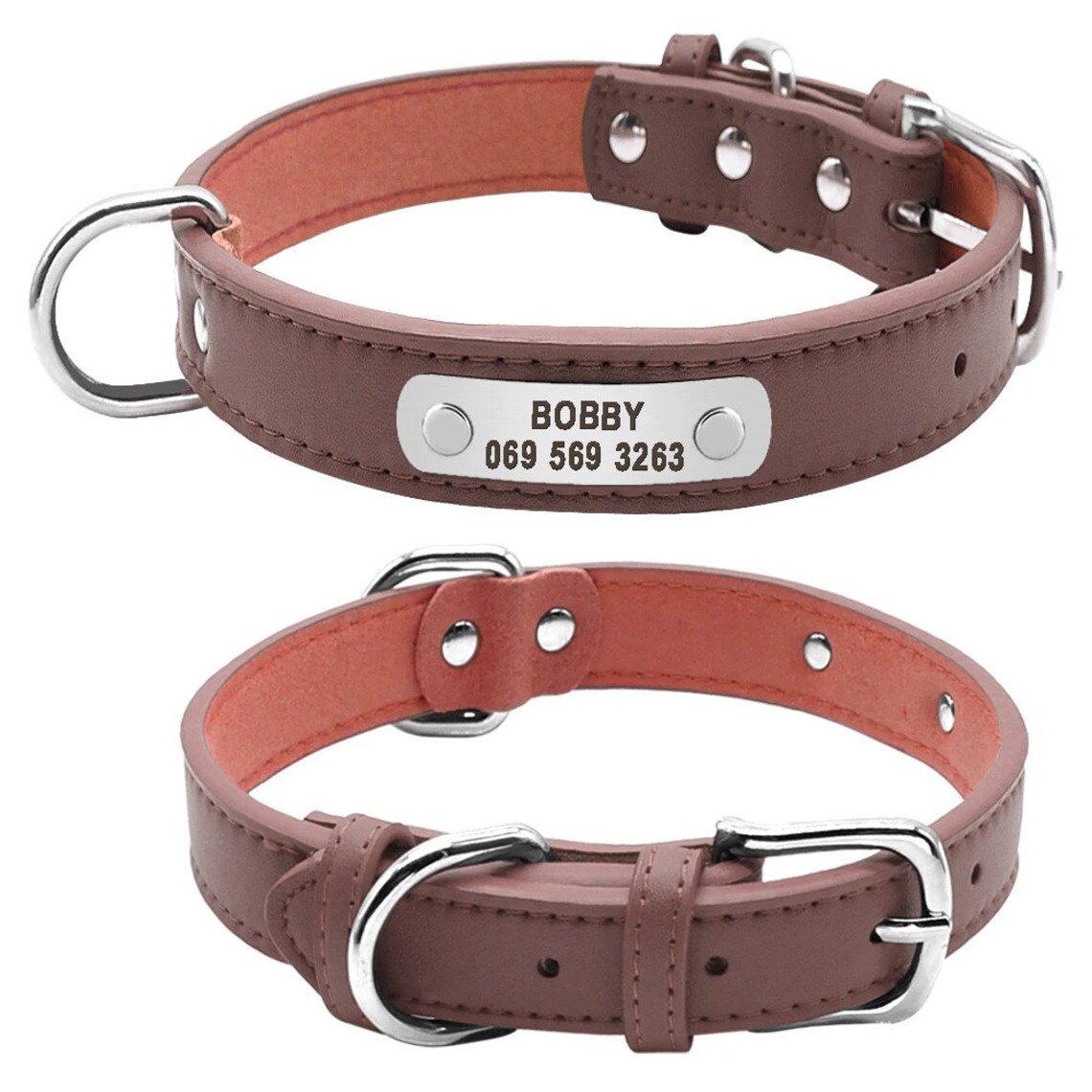 Pet ID Collars Customized for Small Medium Large Dogs Cat 4 Etsy