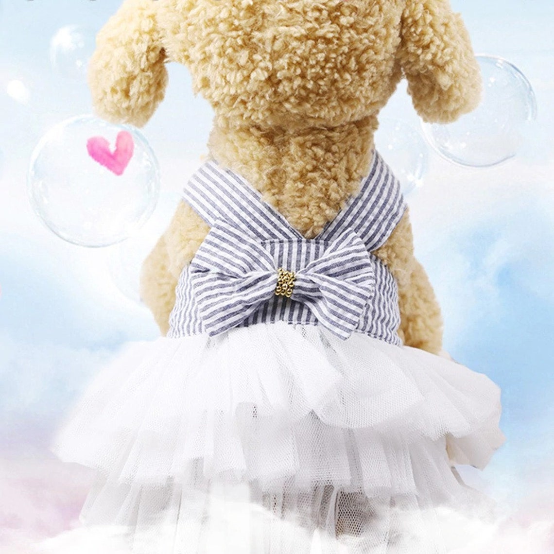 Dog Clothes Chihuahua Wedding Dress Skirt Puppy Clothing