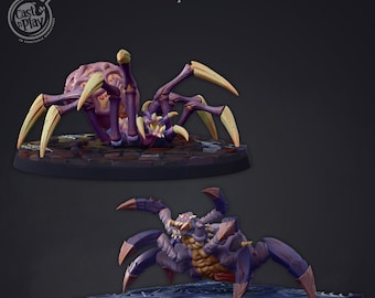 Giant Spider Miniatures by CastnPlay