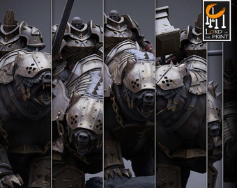 Templar Bear Miniatures by Rescale Miniatures