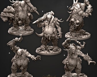 Behemoth battalion Giant Miniatures (Kraggers Giants) by CastnPlay