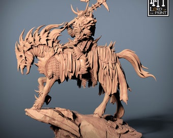 Death Knight Calvary Units Miniatures by Rescale Miniatures