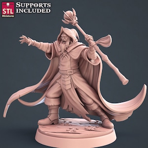 Dark Wizard Miniature Set by STL Miniatures