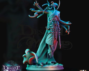 Mind Flayer, Illithid, Encephalid Enlightened Miniatures by Archvillaion