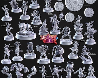 Arcane Order Miniatures Set by Cast N' Play Miniatures