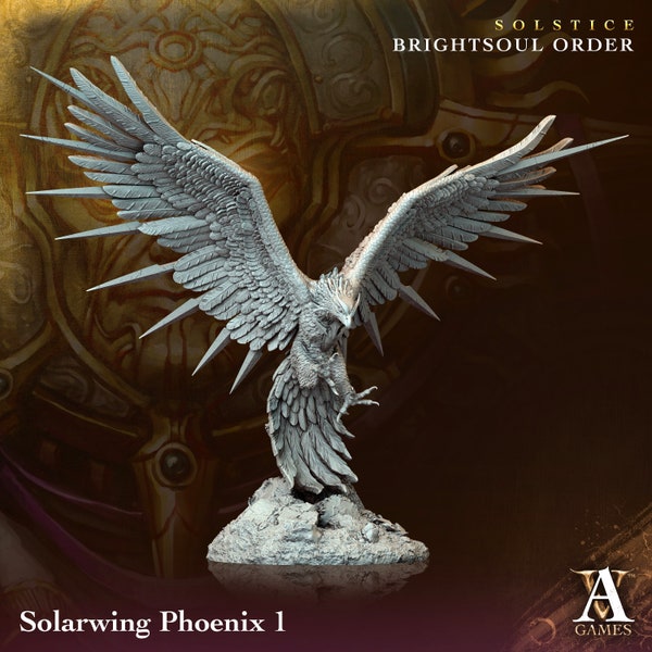 Solarwing Phoenix Miniatures (Solstice ray of Sol'Myr) by Archvillain