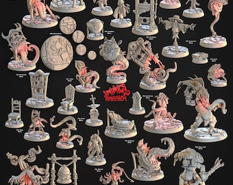 Mimic Mayhem Miniatures Set by CastnPlay