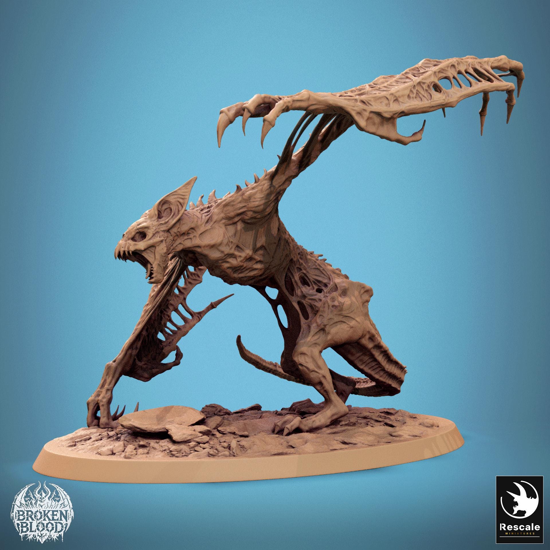 Dabeath Bat Miniatures by Rescale Miniatures (broken Blood Set) - Etsy