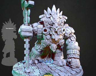 Masks of Kiimil: Ixbalan Golem Miniature by Castnplay - Etsy