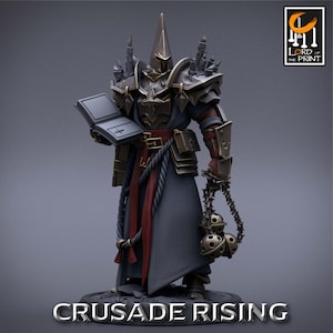 Templar Priest Miniature by Rescale Miniatures