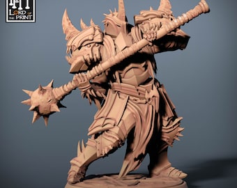 Dark Knight Mace Miniatures by Rescale Miniatures