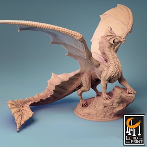Brass Dragon Miniature by Rescale Miniatures