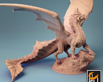 Brass Dragon Miniature by Rescale Miniatures