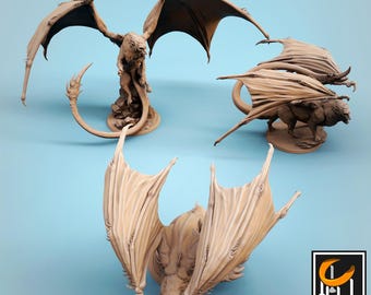 Manticore Miniatures by Rescale Miniatures (Highest Peaks Lowest Cavern Set)