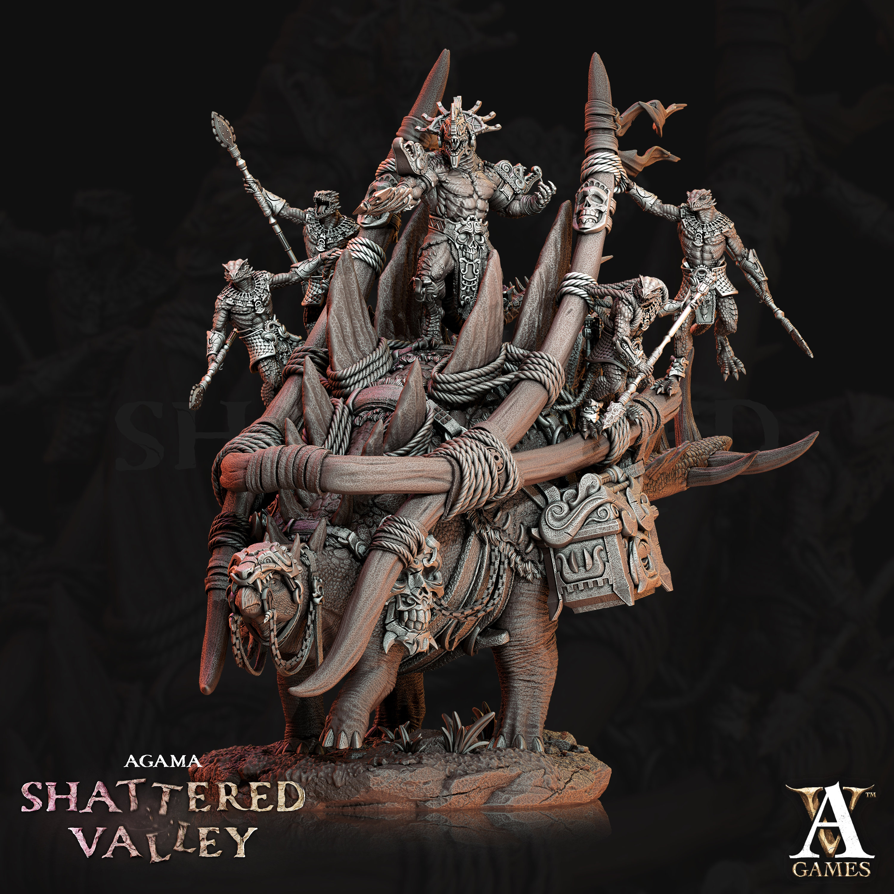 Tzeekul the Conqueror Miniature by Archvillain - Etsy