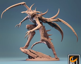Tormentor Matriarch Demon Miniature by Rescale Miniatures