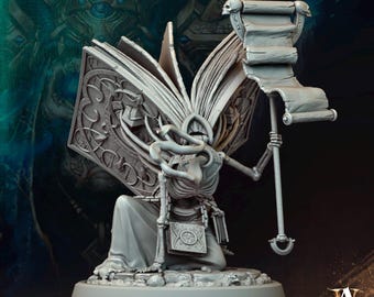 Bibliomortis Miniatures by Archvillain Miniatures (Stoa Mortis the Undying Academy Set)