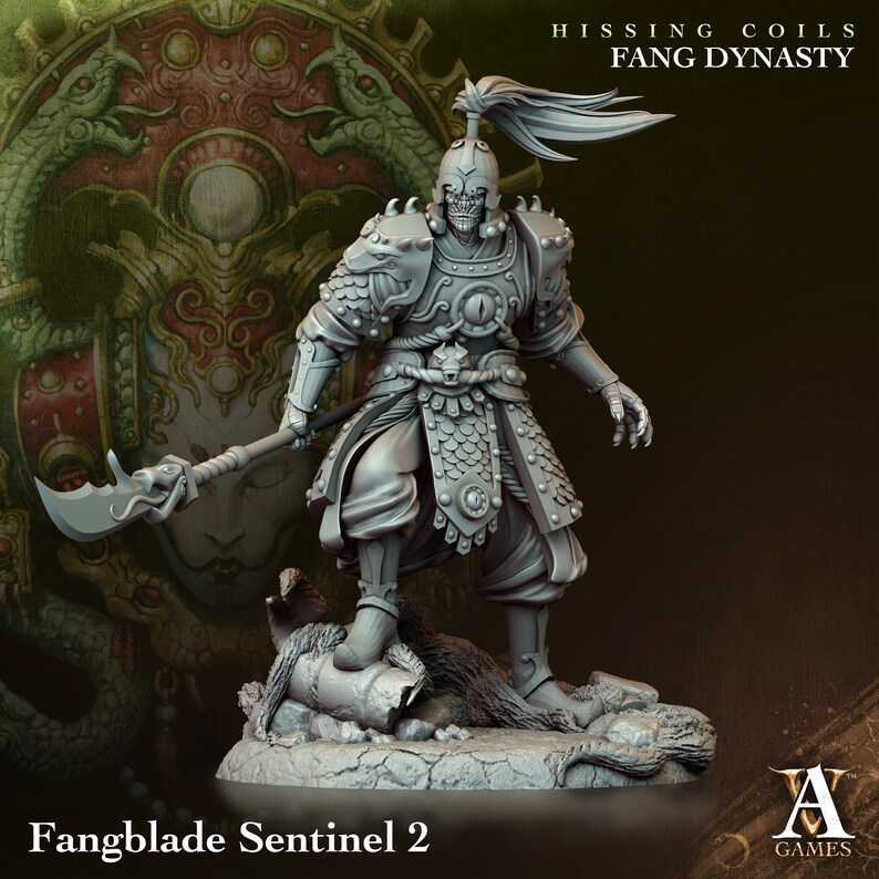 Fangblade Sentinel Miniatures (hissing Coils Fang Dynasty) by ...