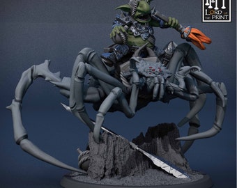 Goblin Spider Rider Miniatures by Rescale Miniatures (Set 1)