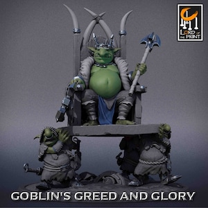 Goblin King Miniature by Rescale Miniatures