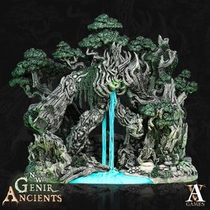 Treant Lord and his Minions Miniatures by Archvillain