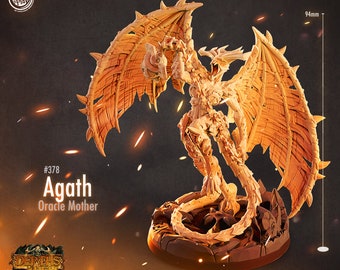 Agath Demon Oracle Mother Miniature by CastnPlay