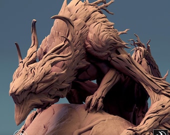 Briar Dragon Miniature by Rescale Miniatures