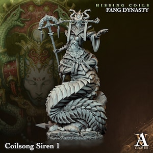 Coilfang Siren Miniatures (Hissing Coils Fang Dynasty) by Archvillain