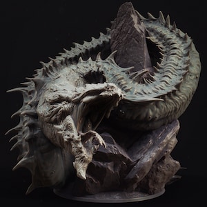 Jormungandr miniature by Rescale Miniatures