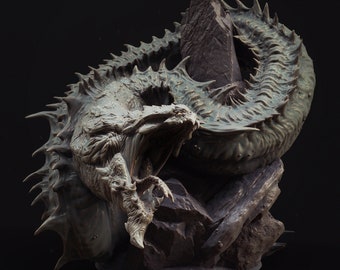 Jormungandr miniature by Rescale Miniatures
