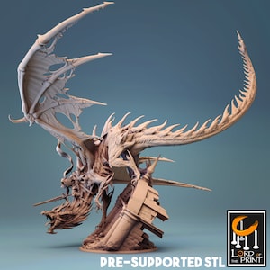 Cursed Dragon Miniature by Rescale Miniatures