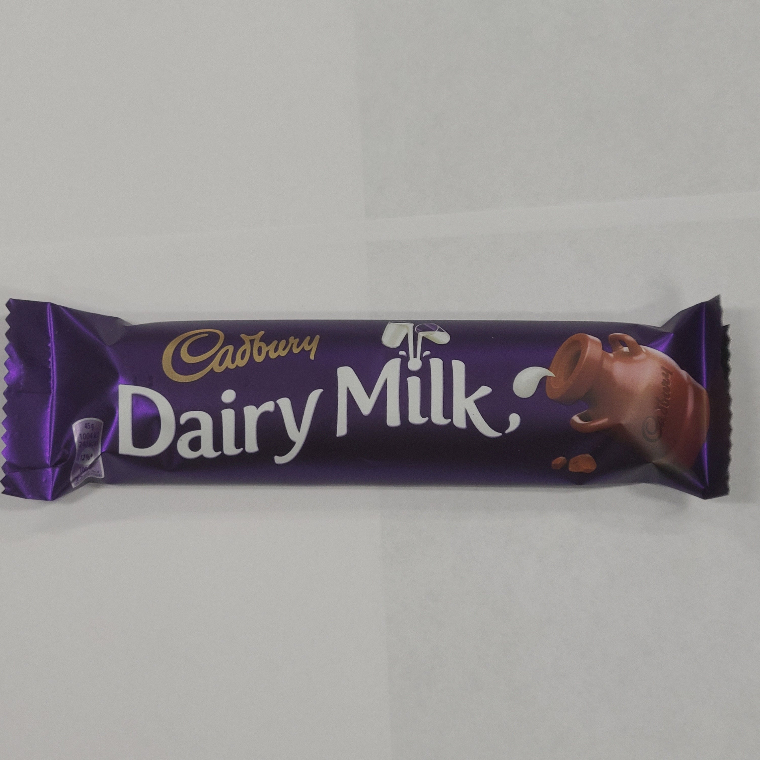 Cadbury Pack of 4 Dairy Milk Chocolate Bar 45g Chocolate Etsy