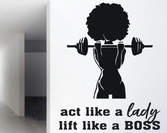 Gym Wall Decal Workout Beast Wall Decal Sports Wall Decal Gym Wall Decor | Gym Motivation Quote Wall Sticker Wall Decor For Gym 0053DU