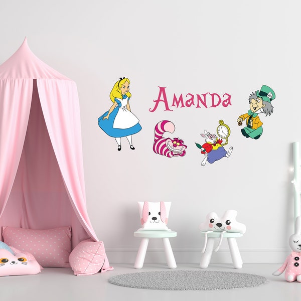 Alice In Wonderland Wall Decals