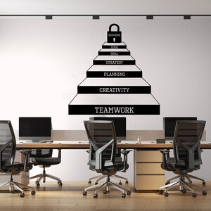 Office Wall Decal | Office Space Wall Sticker | Creative Motivational ...