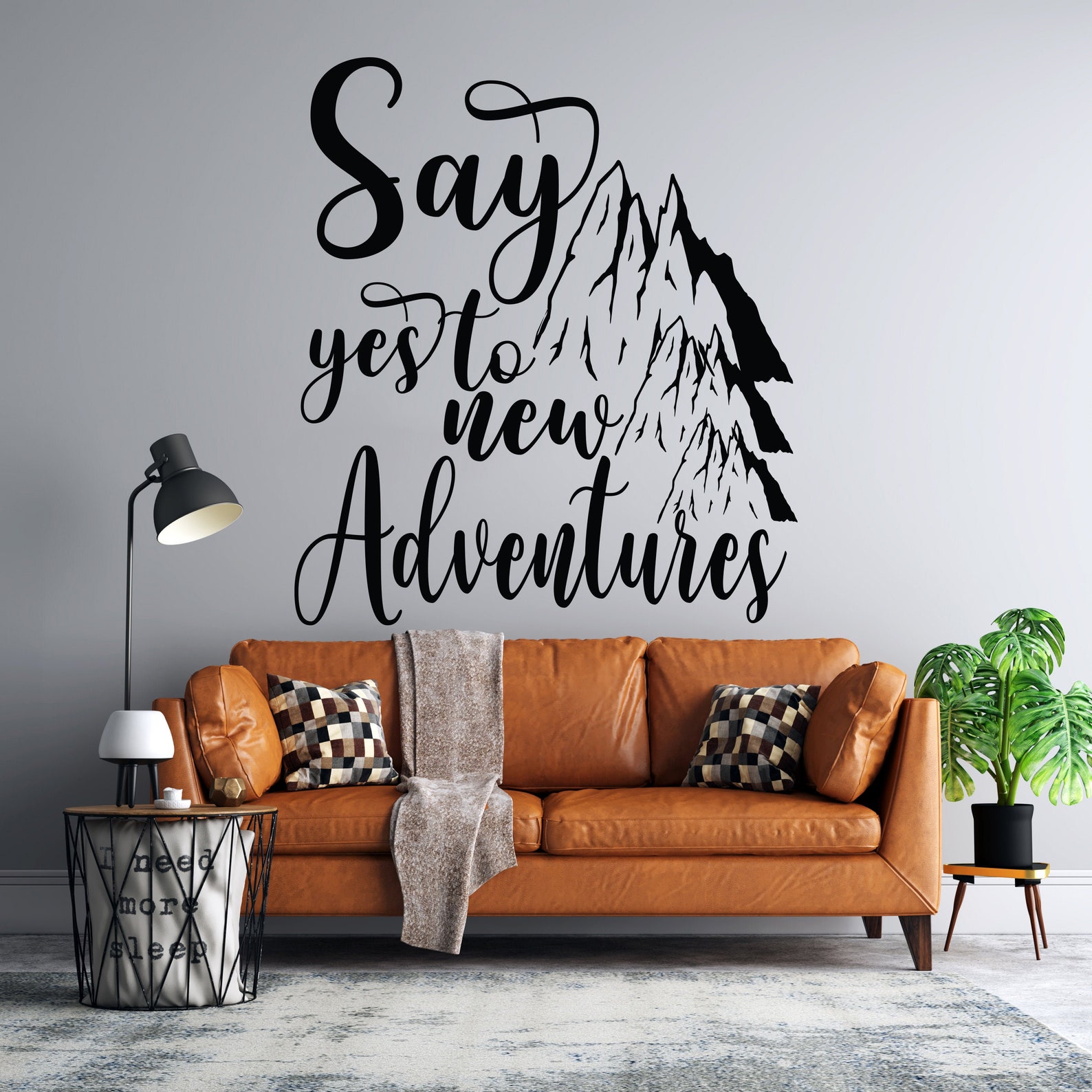 Adventures Wall Decal Camping Wall Decor Camping Decals Adventure Wall