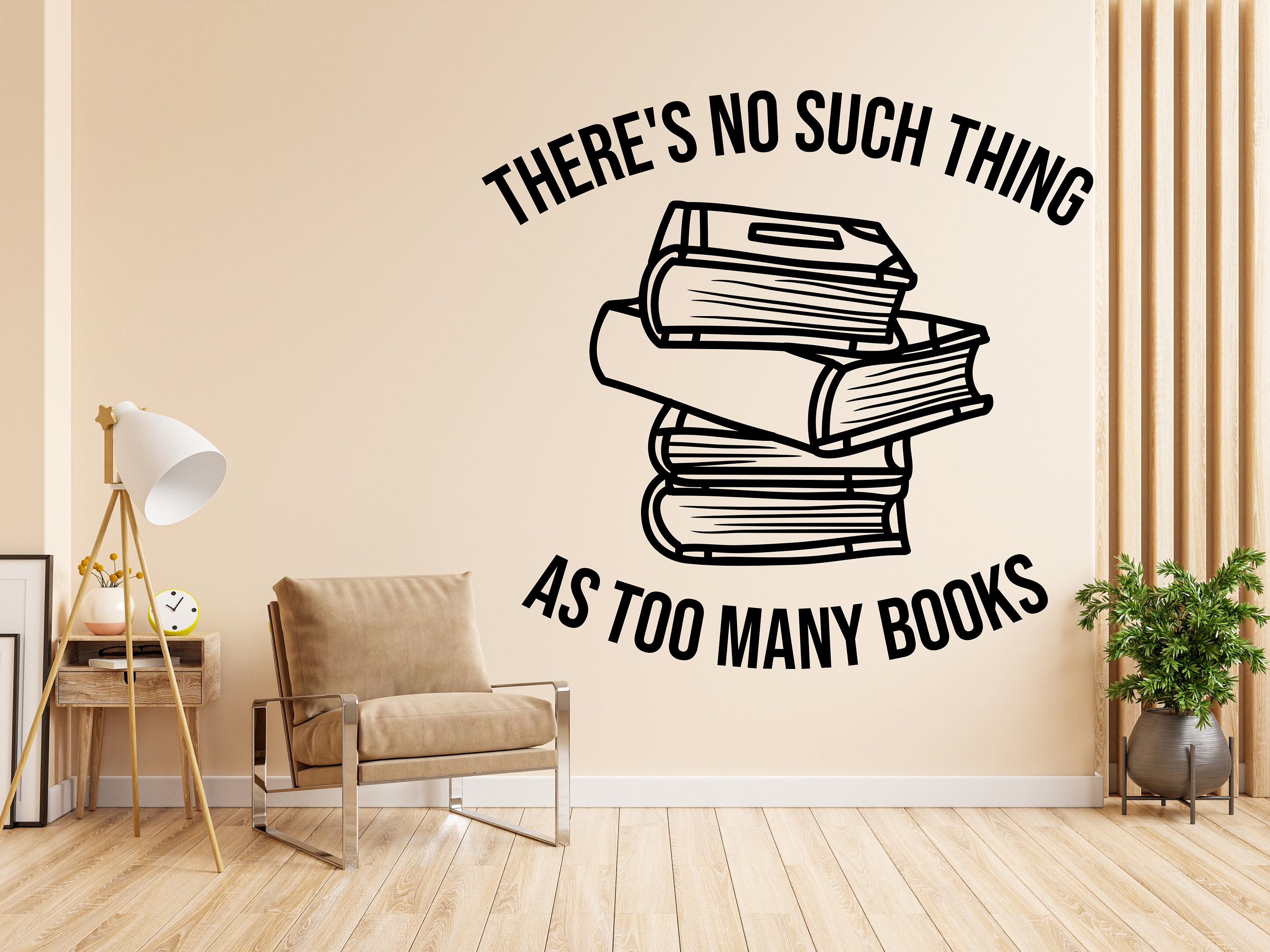 Books Wall Decal Wall Decor Books Quote Decal Reading Wall Etsy
