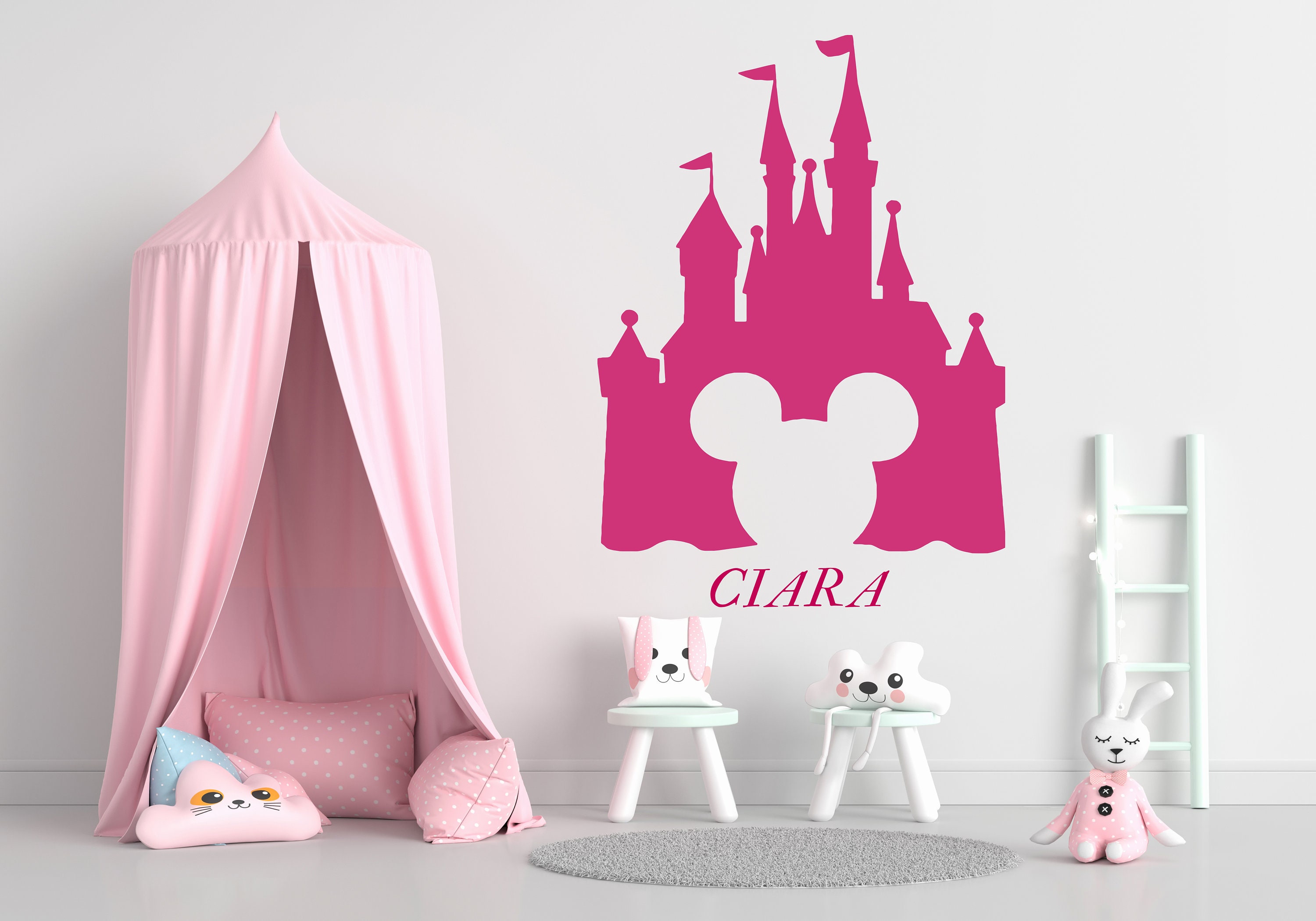Princess Wall Art Princess Wall Decal Princes Wall Stickers